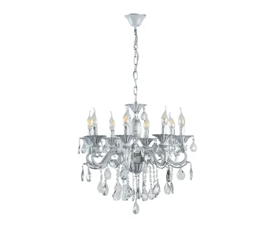 Люстра New Light 8 E14 77528/8 белый