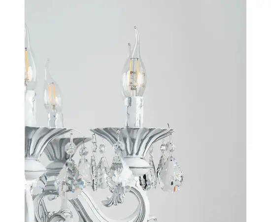Люстра New Light 8 E14 77528/8 белый