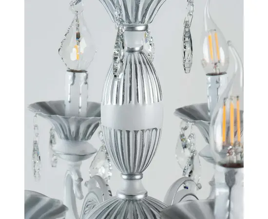 Люстра New Light 8 E14 77528/8 белый