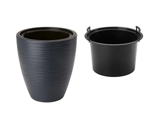 ქოთანი ყვავილის FORM PLASTIC Gobi 30 anthracite