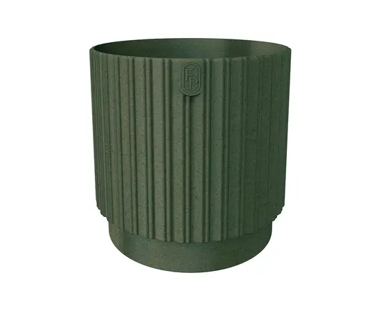 ქოთანი ყვავილის FORM PLASTIC Mika Cyli Petit 26 Eco Wood malachite green