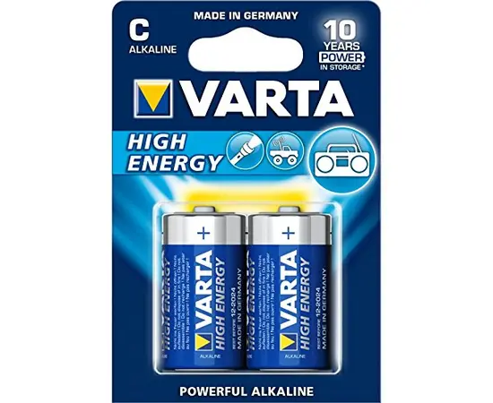 Батарейка VARTA High Energy C Alkaline 2 шт