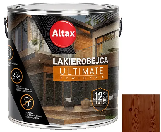 Facade varnish Altax Ultimate rosewood 2.5 l