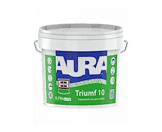 Лак акриловый для мебели Eskaro Aura Triumf 10 0.75 л