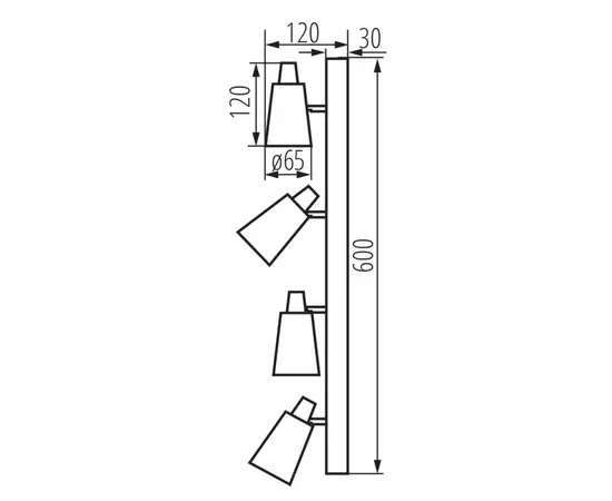 Спот Kanlux 33097 SEMPRA 4 GU10 EL-4I B-SR