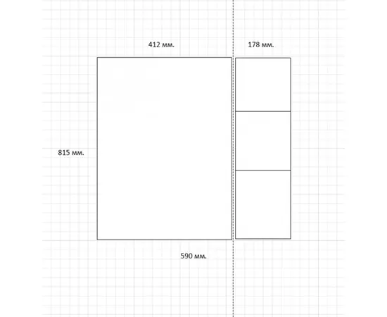 Mirror with cabinet Sanservice Atlanta 60