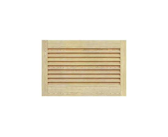Двери жалюзийные деревянные Woodtechnic Сосна  395х494