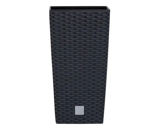 პლასტმასის ქოთანი ყვავილებისთვის Prosperplast RATO SQUARE DRTS S433 265 მმ ანტრაციტი
