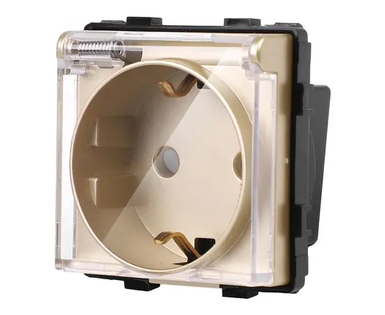 Розетка Socket Style 16A золотой