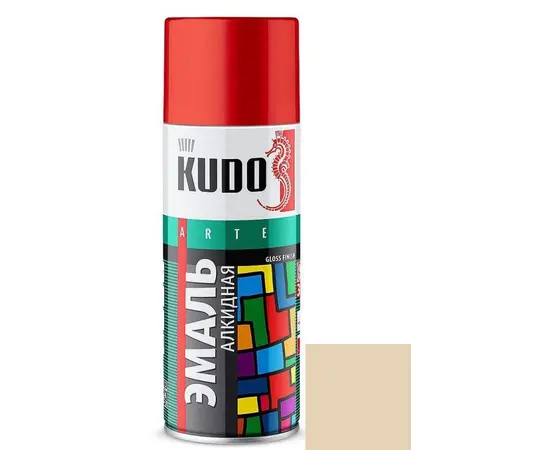 ემალი უნივერსალური Kudo KU-10095 RAL 1015 სპილოსძვლისფერი პასტელური 520 მლ