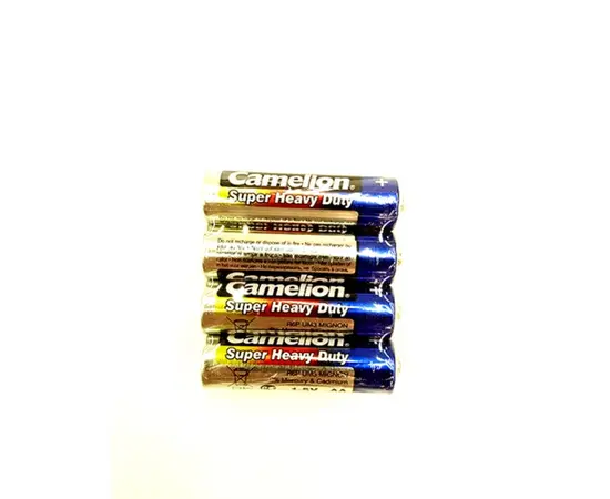 Батарейка солевая Camelion Super Heavy Duty AA размер 1,5в 4шт. R6P-SP4B
