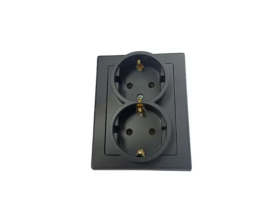Socket Timex IP20 Jowisz 2 with grounding black