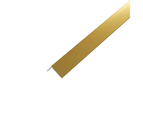 ალუმინის კუთხე Arcansas თითბერი პრიალა 1000X20X20 მმ
