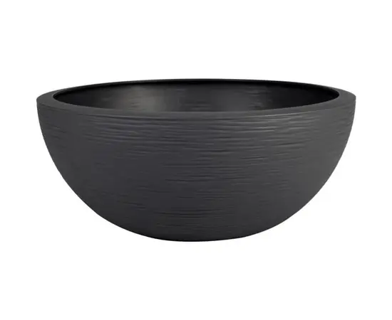 ქოთანი პლასტმასი EDA Plastiques VASQUE GRAPHIT 40 X 16,5სმ 14,9ლ