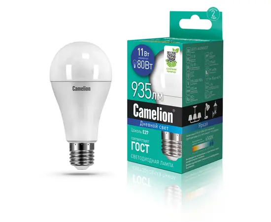 Светодиодная лампа Camelion LED11-A60/865/E27 11 W