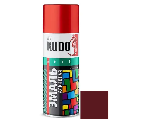 ემალი უნივერსალური Kudo KU-10045 Ral 3005 ბორდოსფერი 520 მლ