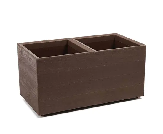ქოთანი ყვავილის LAMELA KARO ECO wood board 78x39x39,4 სმ