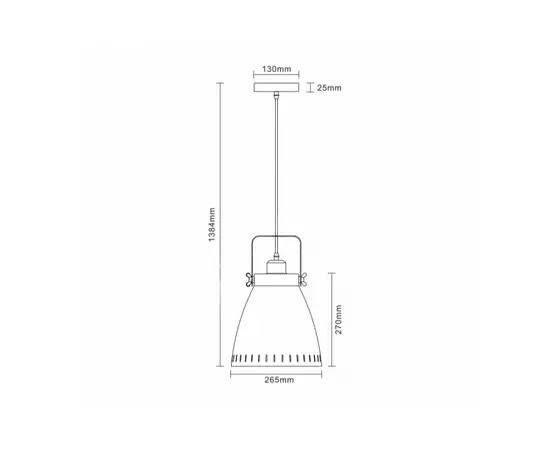 Подвес Camelion new york pl-428l С73 1х E27 MAX 60W