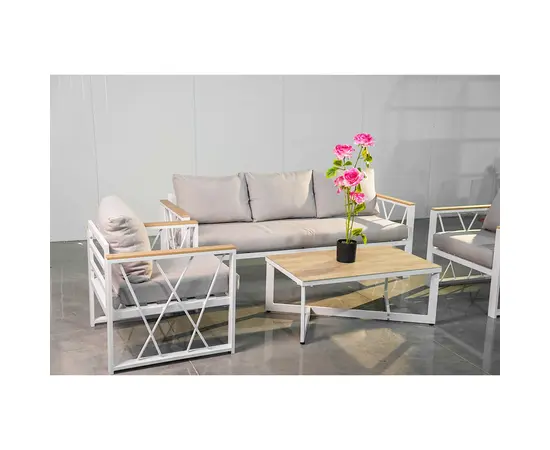 Furniture set table 2 chairs sofa JHA-3203