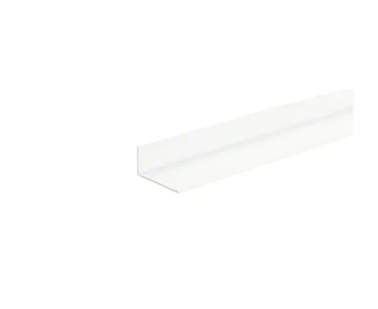 Aluminum corner Arcansas 2000X20x20 mm white