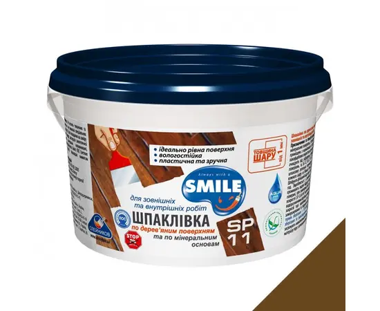 Шпаклевка Smile SР-11 A орех 0,35 кг