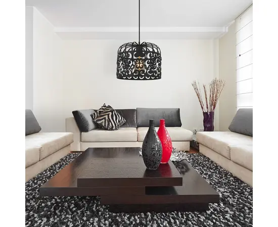 Подвес Rabalux 2156 Alessandra 1 E27 60W черный