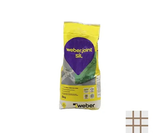 შემავსებელი ფილის ნაკერებისთვის Weber.joint SIL 5 კგ 412 ვენგე