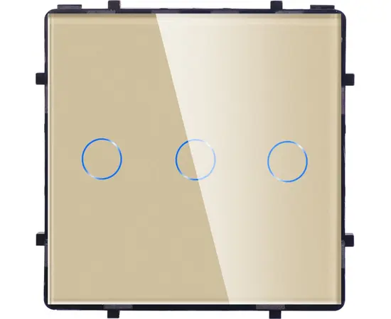 ჩამრთველი ჩარჩოს გარეშე სენსორი Socket Elegant Wireless Wi-Fi 3 ოქროსფერი