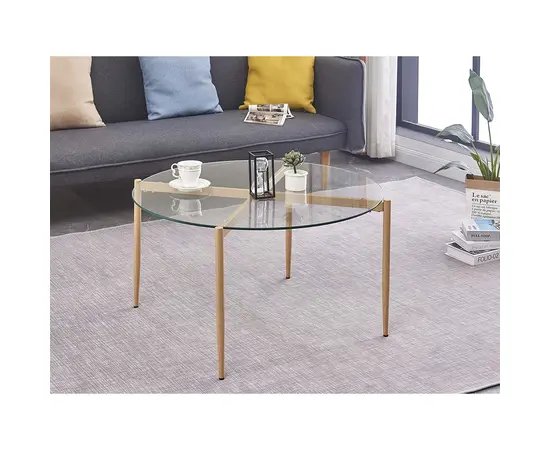 Table clear SOAR END TABLE ROUND 91.4x47 cm