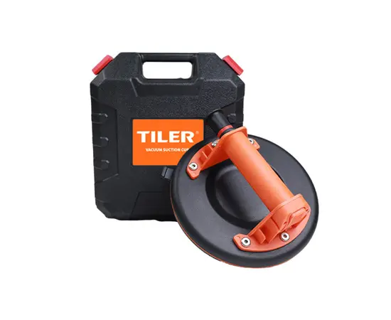 Присоска с вакуумом и манометром Tiler 8128F-A