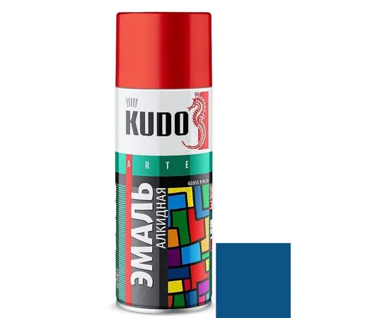 Enamel universal Kudo KU-1011 Ral 5005 blue 520 ml