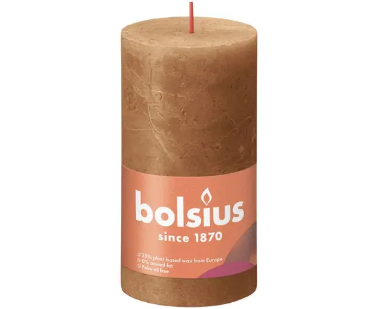 სანთელი Bolsius  Rust Spice brown 130/68 მმ