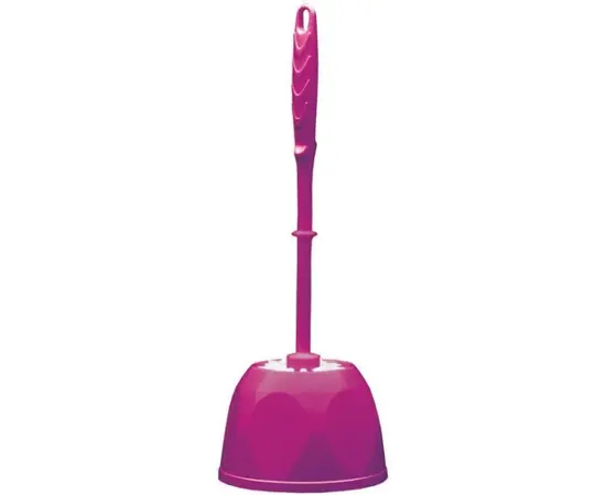 ჯაგრისი უნიტაზისთვის Bisk IZA BRUSH & HOLDER PINK