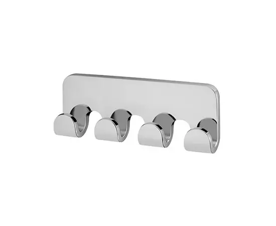 Планка с крючками NATURA 4-HOOK STRIP CHROME