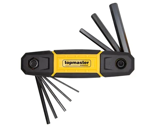 ნაკრები ექვსწახნაგა გასაღებების Topmaster 390100 HEX 1.5-8 მმ 8 ც
