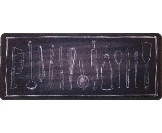 ფეხსაგები Hamat 501 DECO FLAIR Black board 50x120 სმ