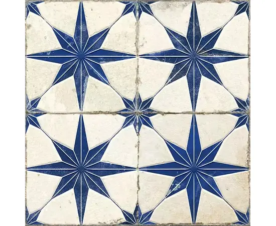 Floor tile Practika Star Blue Gres 450x450 mm