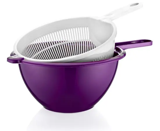 Миска с ситом Irak Plastik HOME DESIGN SG200