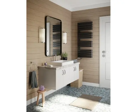 პირსახოცის საშრობი Terma WARP S Ral 9005 1110x500 მმ