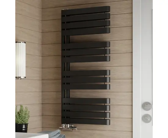 პირსახოცის საშრობი Terma WARP S Ral 9005 1110x500 მმ