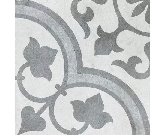 Porcelain tile Mercury Cuban Silver Ornate 22,3X22,3cm