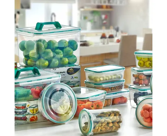 კონტეინერი  Fresh Box LC-390 პლასტმასის 5.5 ლ