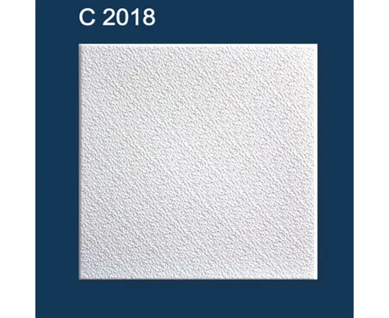 Плитка потолочная Solid С2018 белая 8 ш