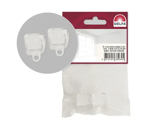 Set Delfa СФ40.2.01.01.55.001 transparent 2 pcs