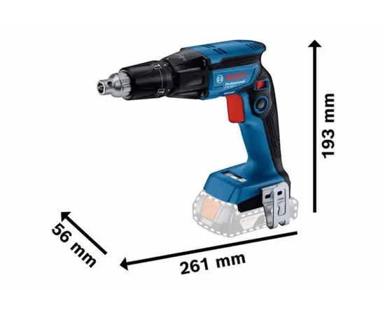 Cordless drywall screwdriver Bosch GTB 185-LI + GMA55 (06019K7022)