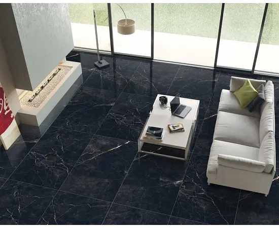 Porcelain tiles Italica GRANITO 60x120 COSTA BLACK TECHNO MATT DARK CARVING