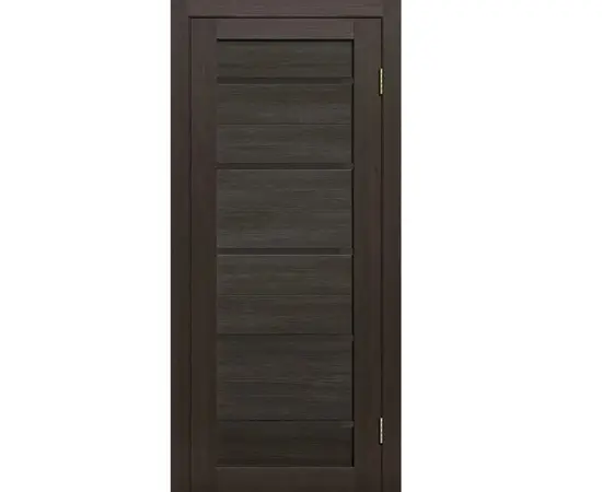 კარის ბლოკი ZPC PVC LA STELLA 206 მუხა მოკო 36x800x2150 მმ შუშა შავი