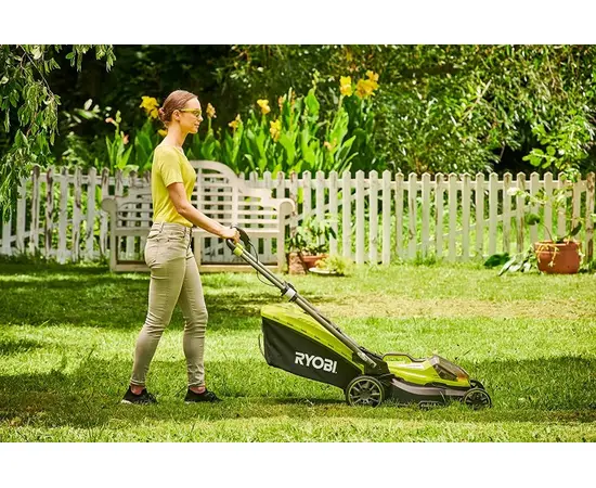 აკუმულატორის გაზონის საკრეჭი Ryobi ONE+ RY18LMX40A-0 18V