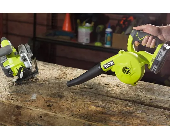 Воздуходувка садовая аккумуляторная Ryobi ONE+ R18TB-0 18V
