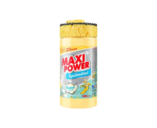 Dishwashing detergent sponge for dishes Maxi Power Banane 1 l